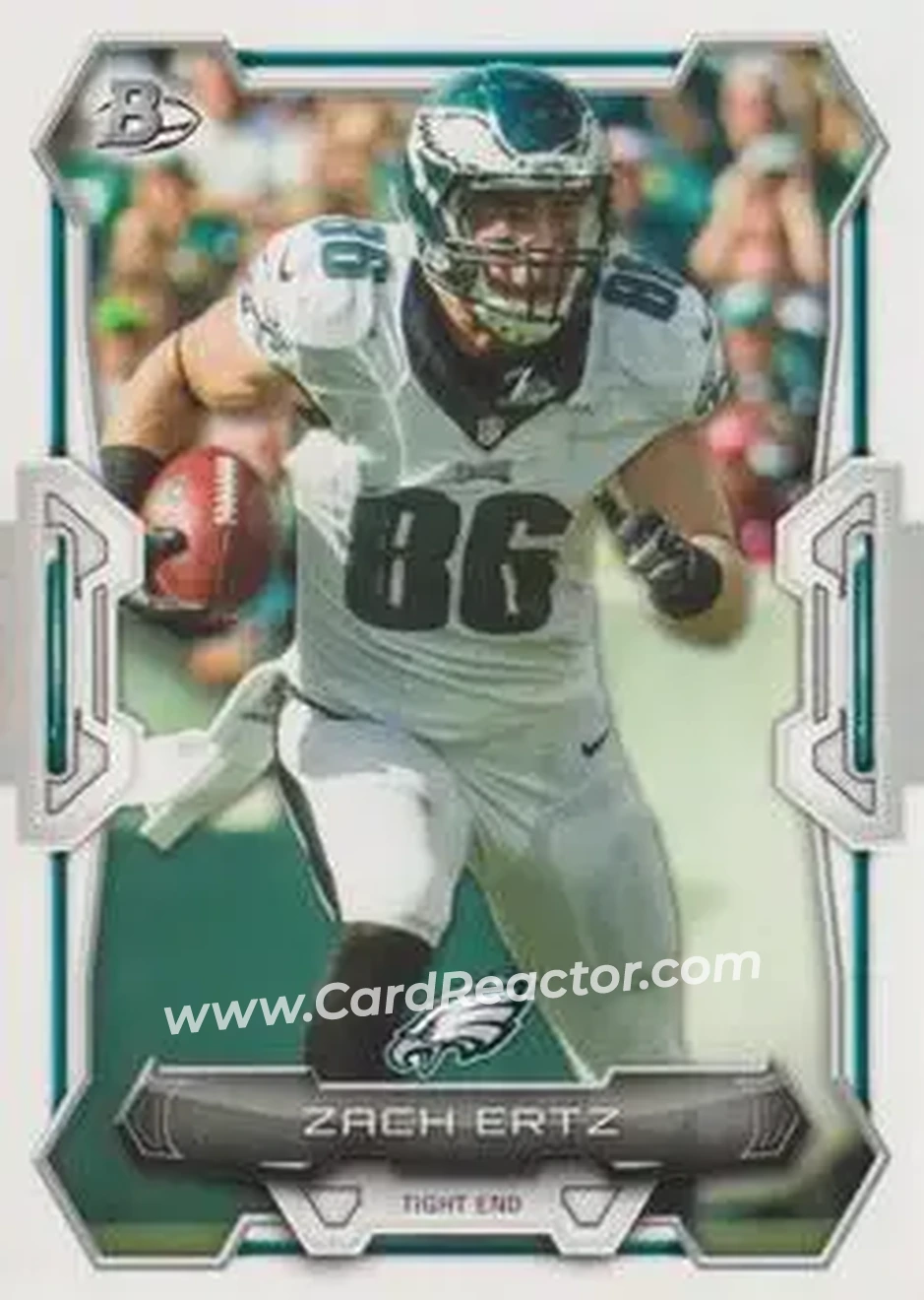 2015 Bowman #86 - Zach Ertz - Philadelphia Eagles - Front