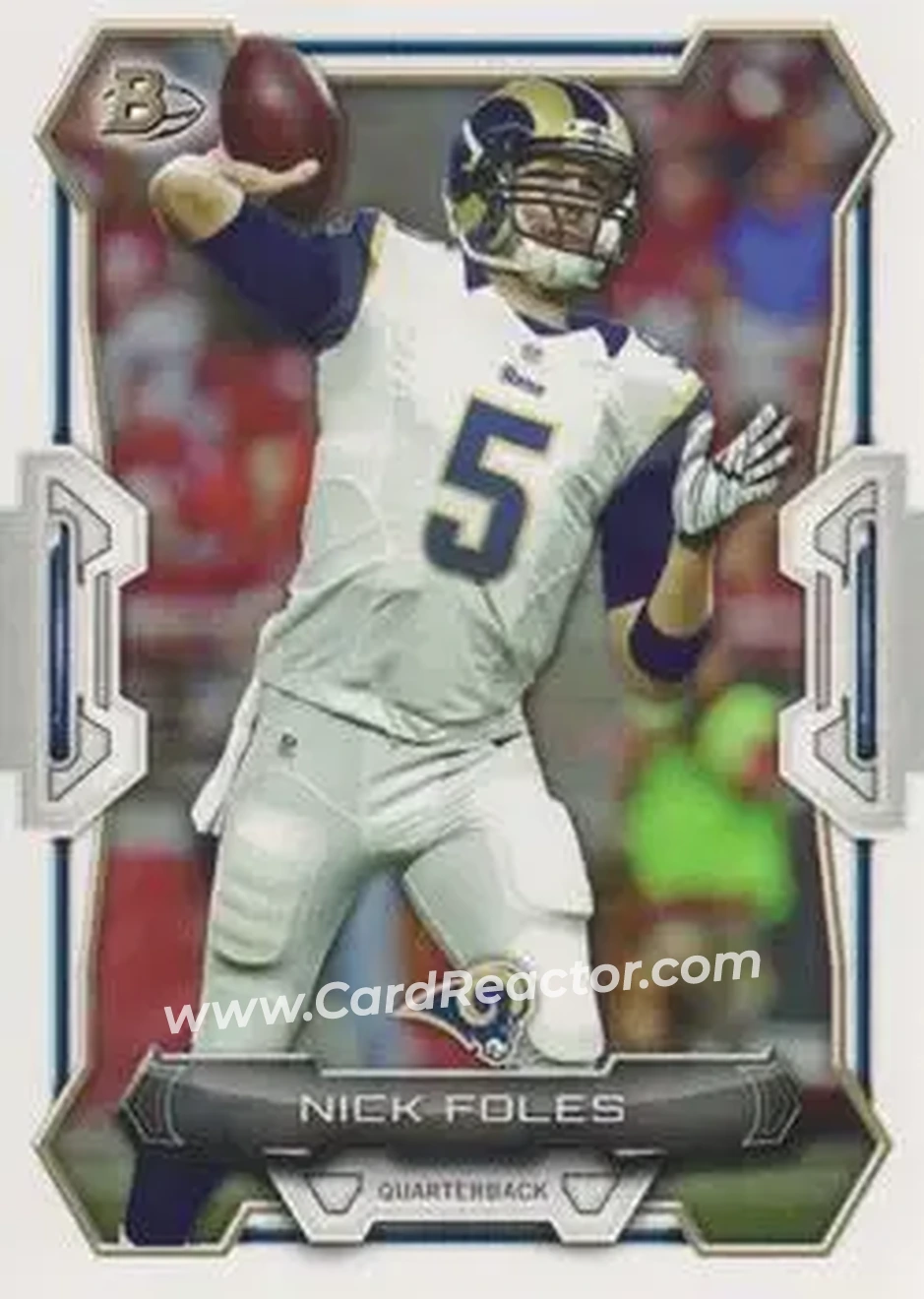 2015 Bowman #87 - Nick Foles - St. Louis Rams - Front