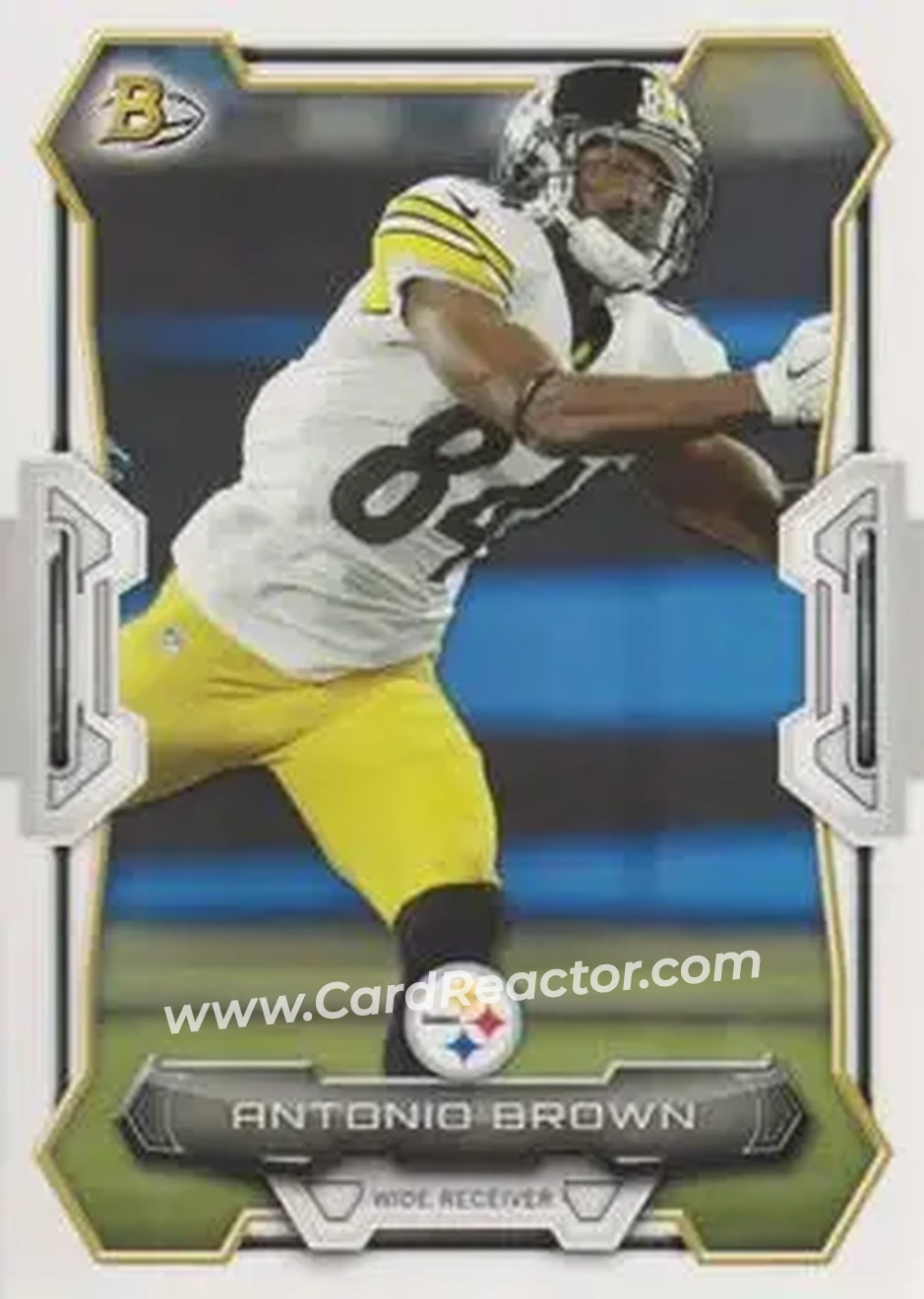 2015 Bowman #90 - Antonio Brown - Pittsburgh Steelers - Front