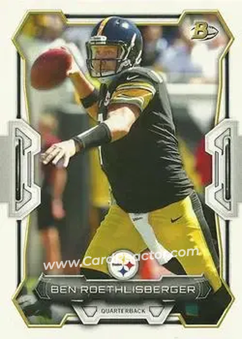 2015 Bowman #91 - Ben Roethlisberger - Pittsburgh Steelers - Front