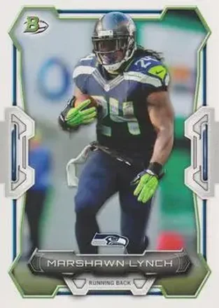 2015 Bowman #95 - Marshawn Lynch - Seattle Seahawks