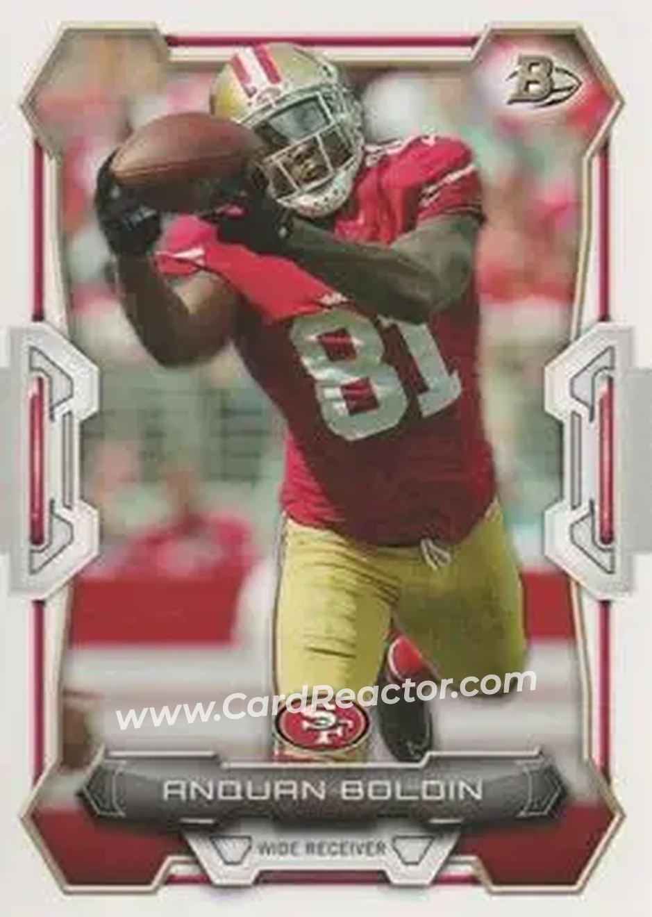 2015 Bowman #98 - Anquan Boldin - San Francisco 49ers - Front