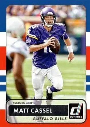 2015 Donruss #4 - Matt Cassel - Buffalo Bills