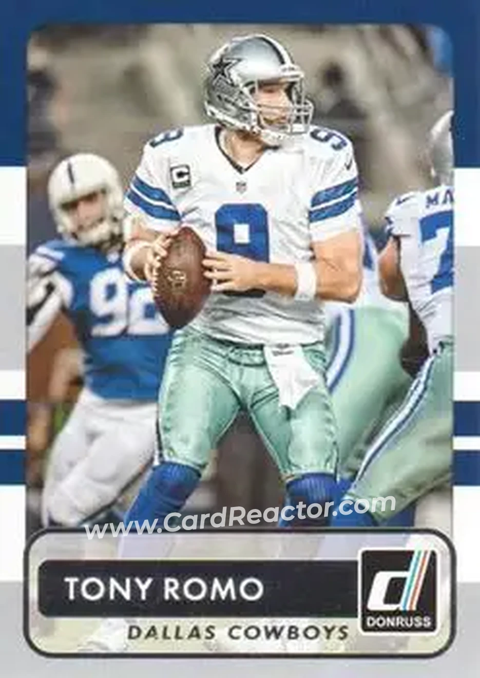 2015 Donruss #12 - Tony Romo - Dallas Cowboys - Front