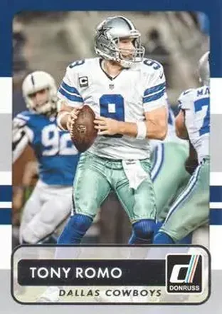 2015 Donruss #12 - Tony Romo - Dallas Cowboys