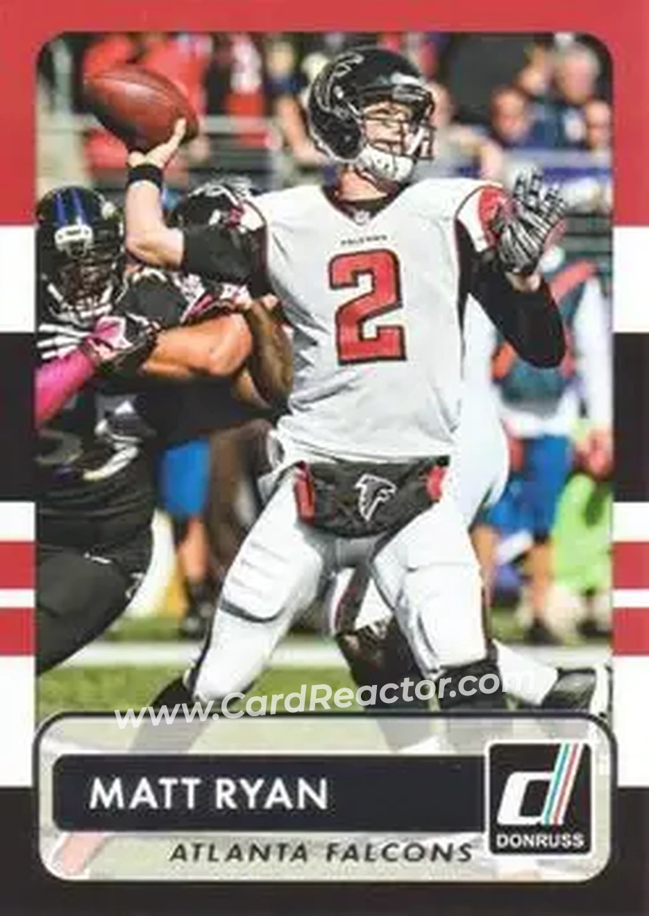2015 Donruss #15 - Matt Ryan - Atlanta Falcons - Front 2015 Donruss #15 - Matt Ryan - Atlanta Falcons - Front