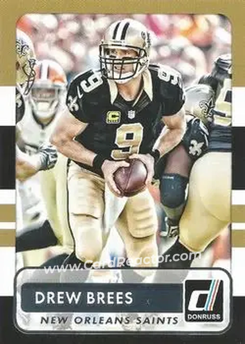 2015 Donruss #27 - Drew Brees - New Orleans Saints - Front 2015 Donruss #27 - Drew Brees - New Orleans Saints - Front