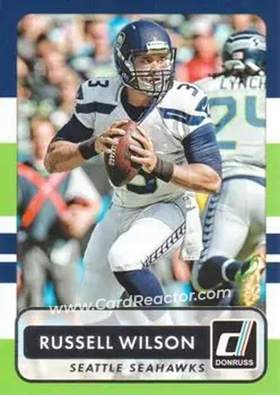 2015 Donruss #28 - Russell Wilson - Seattle Seahawks - Front