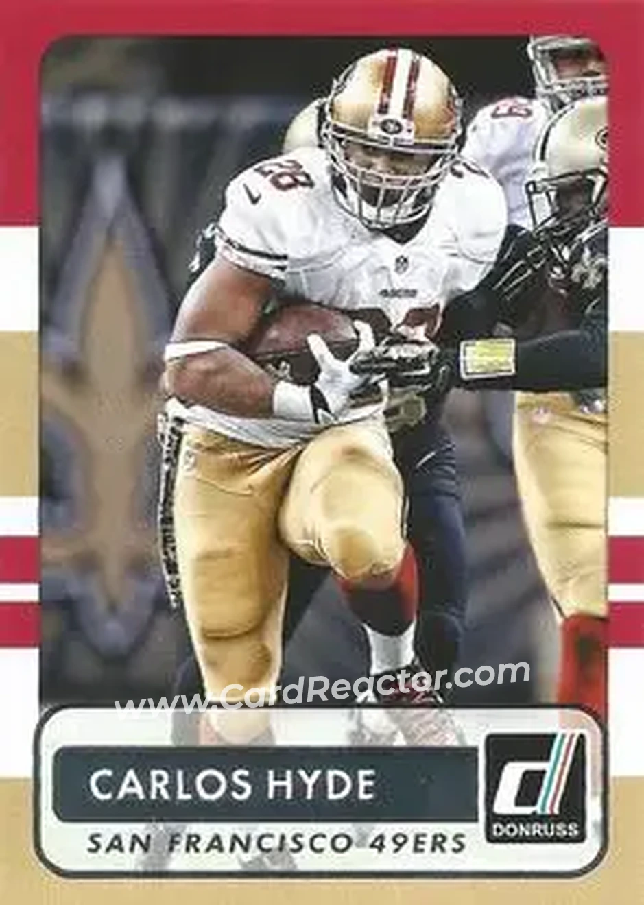 2015 Donruss #33 - Carlos Hyde - San Francisco 49ers - Front