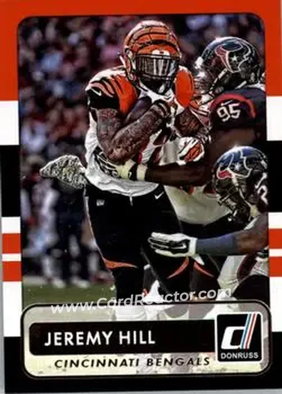 2015 Donruss #35 - Jeremy Hill - Cincinnati Bengals - Front