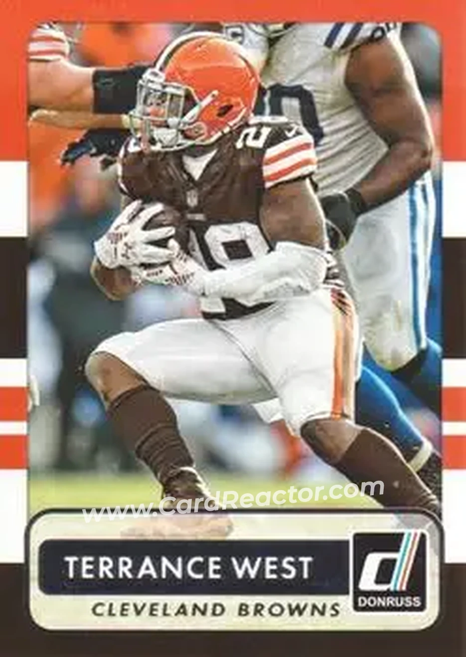 2015 Donruss #38 - Terrance West - Cleveland Browns - Front