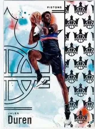 2024-25 Panini Court Kings #37 - Jalen Duren - Detroit Pistons 2024-25 Panini Court Kings #37 - Jalen Duren - Detroit Pistons