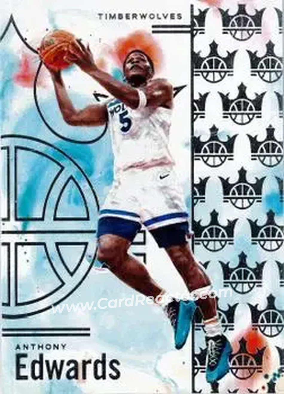2024-25 Panini Court Kings #38 - Anthony Edwards - Minnesota Timberwolves - Front