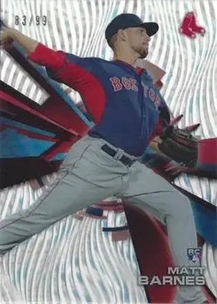 2015 Topps High Tek - Pattern 1B Waves Confetti Diffractor #HT-MBS - Matt Barnes - Boston Red Sox