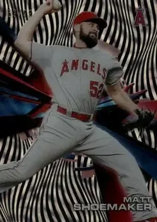 2015 Topps High Tek - Pattern 1B Waves Confetti Diffractor #HT-MSR - Matt Shoemaker - Los Angeles Angels