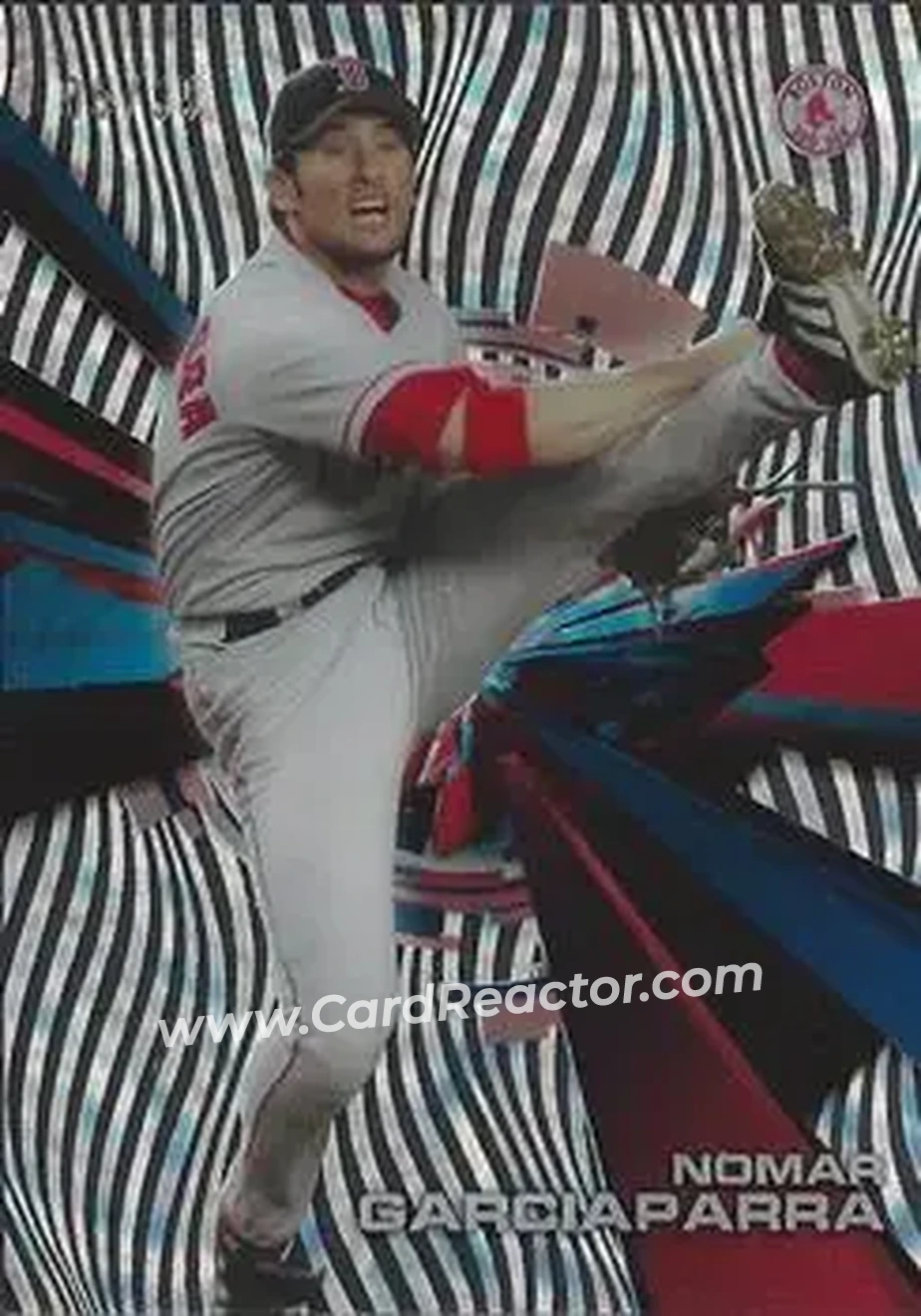 2015 Topps High Tek - Pattern 1B Waves Confetti Diffractor #HT-NG - Nomar Garciaparra - Boston Red Sox - Front