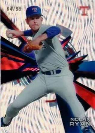 2015 Topps High Tek - Pattern 1B Waves Confetti Diffractor #HT-NR - Nolan Ryan - Texas Rangers