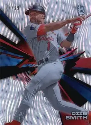 2015 Topps High Tek - Pattern 1B Waves Confetti Diffractor #HT-OS - Ozzie Smith - St. Louis Cardinals