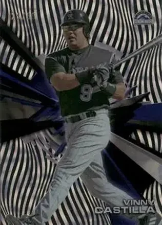 2015 Topps High Tek - Pattern 1B Waves Confetti Diffractor #HT-VC - Vinny Castilla - Colorado Rockies