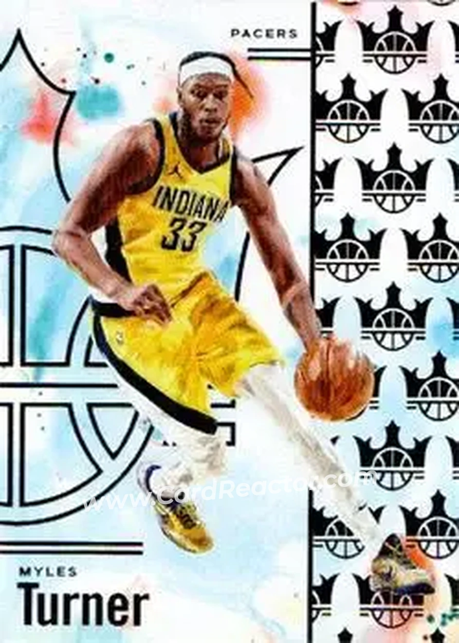 2024-25 Panini Court Kings #47 - Myles Turner - Indiana Pacers - Front