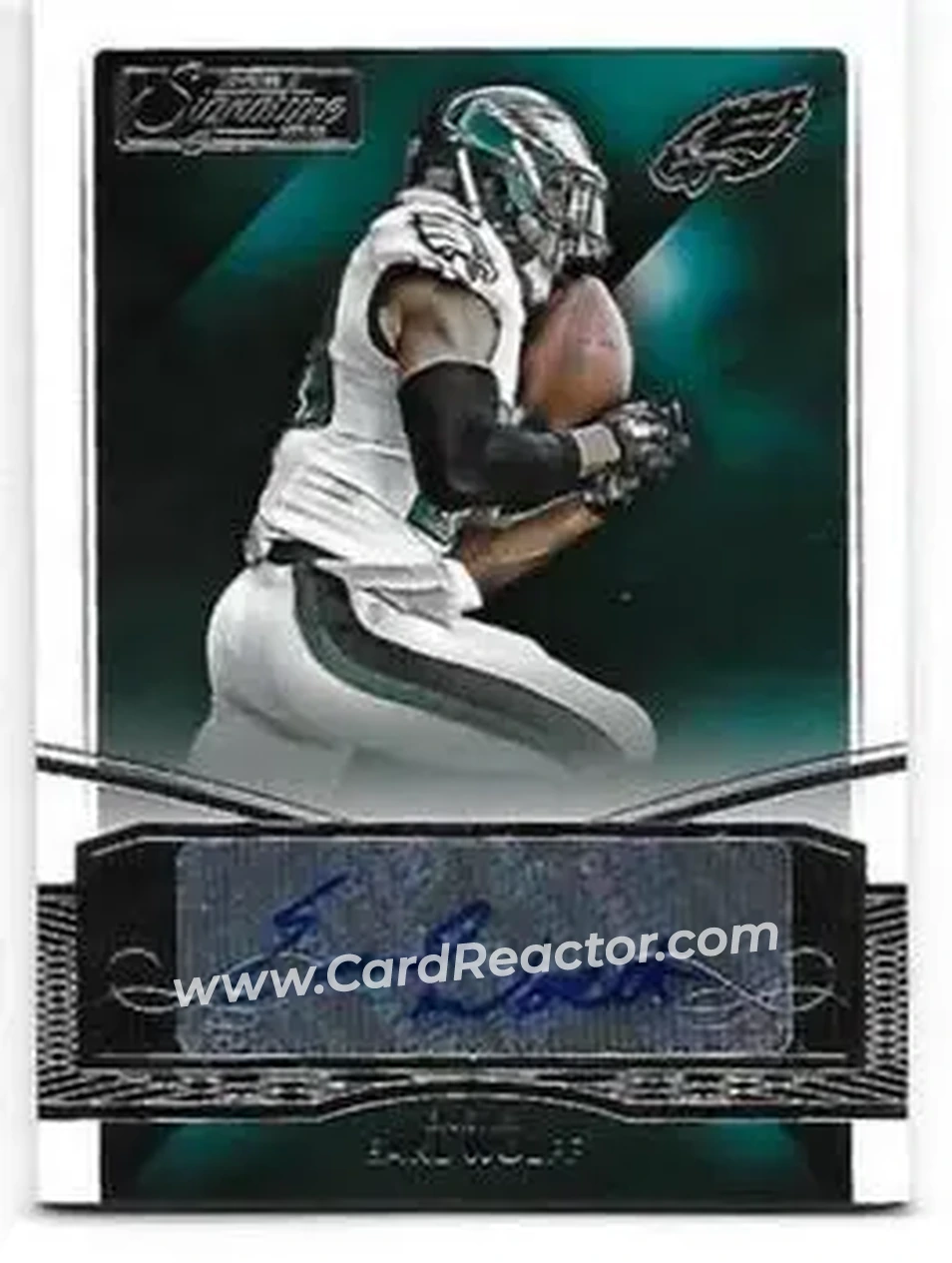 2015 Donruss Signature Series #7 - Earl Wolff - Philadelphia Eagles