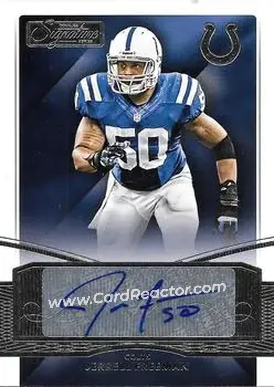 2015 Donruss Signature Series #8 - Jerrell Freeman - Indianapolis Colts - Front