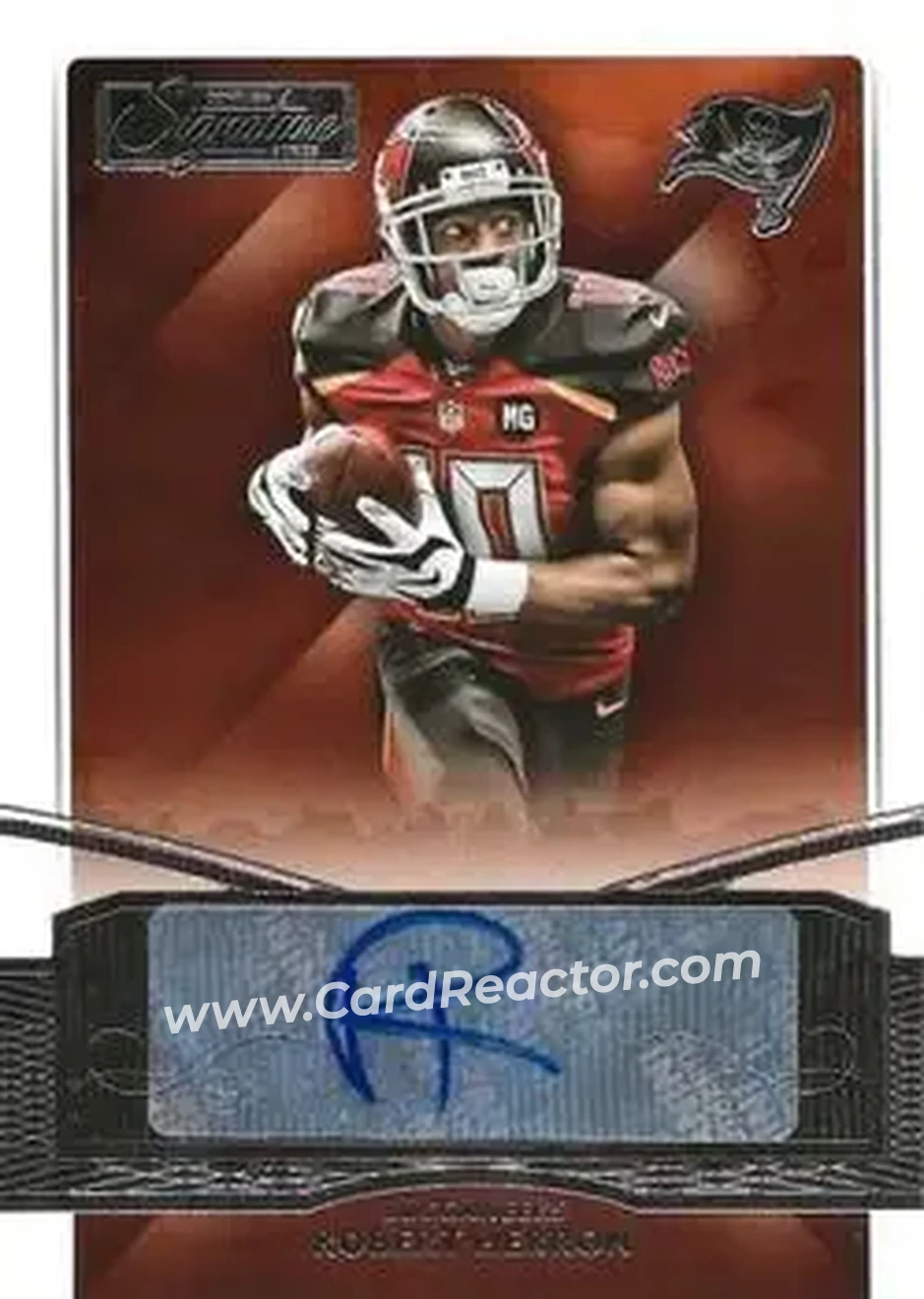 2015 Donruss Signature Series #10 - Robert Herron - Tampa Bay Buccaneers - Front