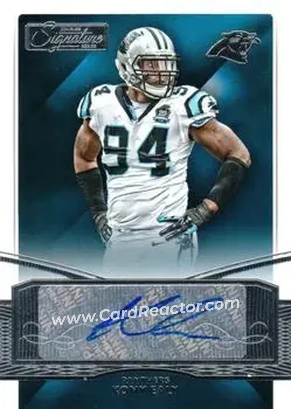 2015 Donruss Signature Series #21 - Kony Ealy - Carolina Panthers - Front