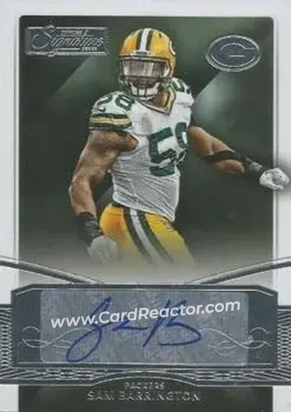 2015 Donruss Signature Series #38 - Sam Barrington - Green Bay Packers - Front
