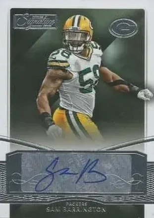 2015 Donruss Signature Series #38 - Sam Barrington - Green Bay Packers