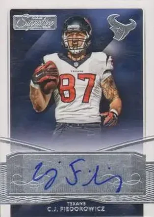 2015 Donruss Signature Series #39 - C.J. Fiedorowicz - Houston Texans