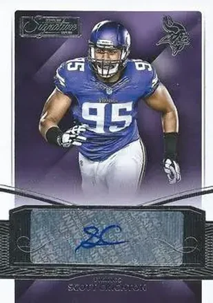 2015 Donruss Signature Series #48 - Scott Crichton - Minnesota Vikings