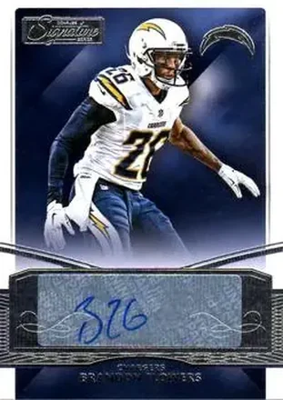 2015 Donruss Signature Series #85 - Brandon Flowers - San Diego Chargers
