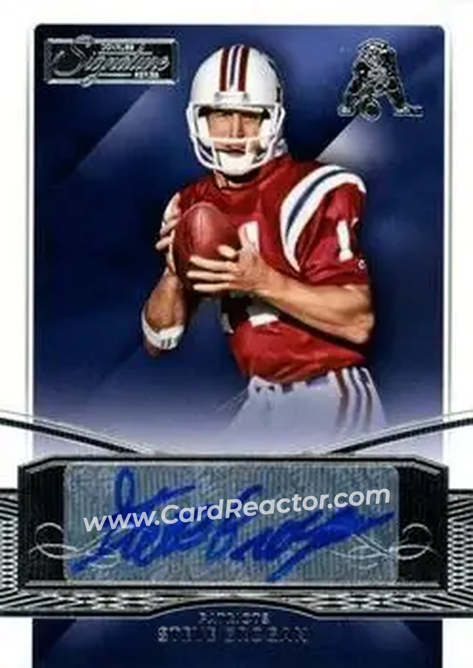 2015 Donruss Signature Series #88 - Steve Grogan - New England Patriots - Front