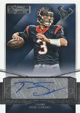 2015 Donruss Signature Series #89 - Tom Savage - Houston Texans