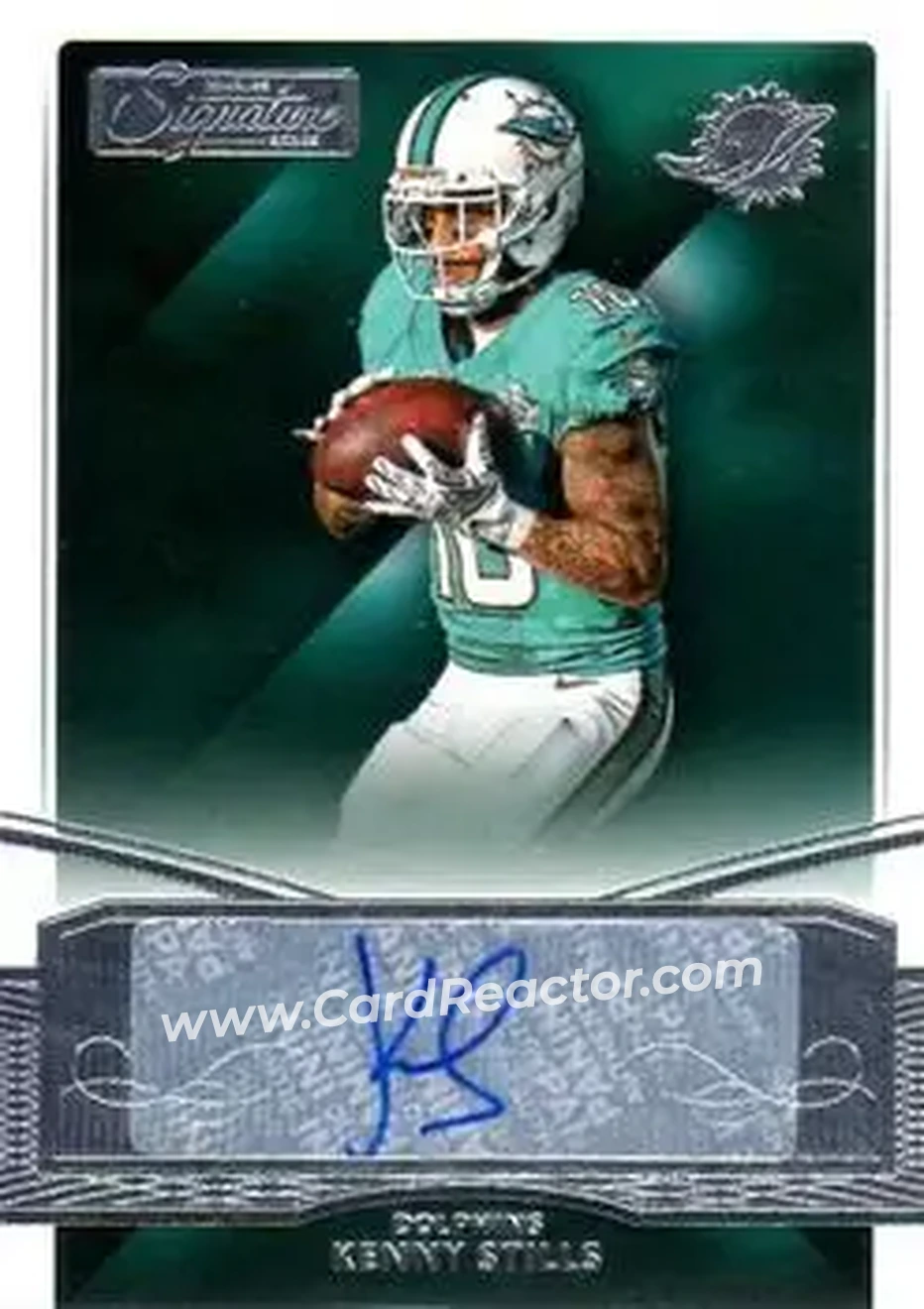 2015 Donruss Signature Series #92 - Kenny Stills - Miami Dolphins - Front