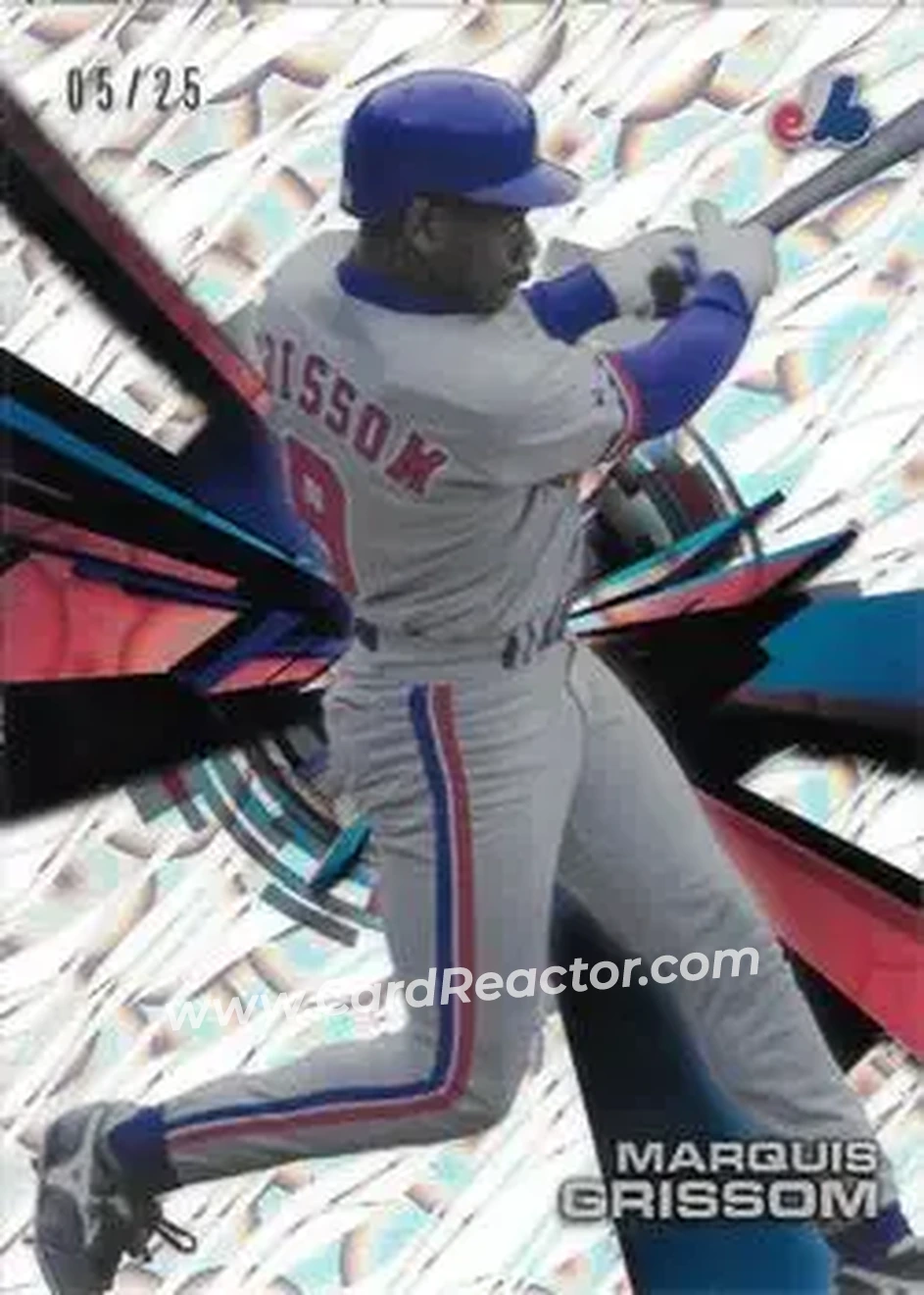2015 Topps High Tek - Pattern 1A/B Grass/Waves Clouds Diffractor #HT-MGM - Marquis Grissom - Montreal Expos - Front