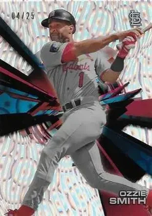2015 Topps High Tek - Pattern 1A/B Grass/Waves Clouds Diffractor #HT-OS - Ozzie Smith - St. Louis Cardinals