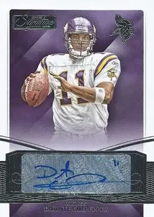 2015 Donruss Signature Series #144 - Daunte Culpepper - Minnesota Vikings