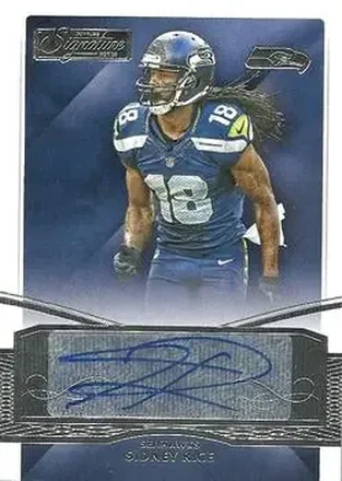 2015 Donruss Signature Series #160 - Sidney Rice - Seattle Seahawks
