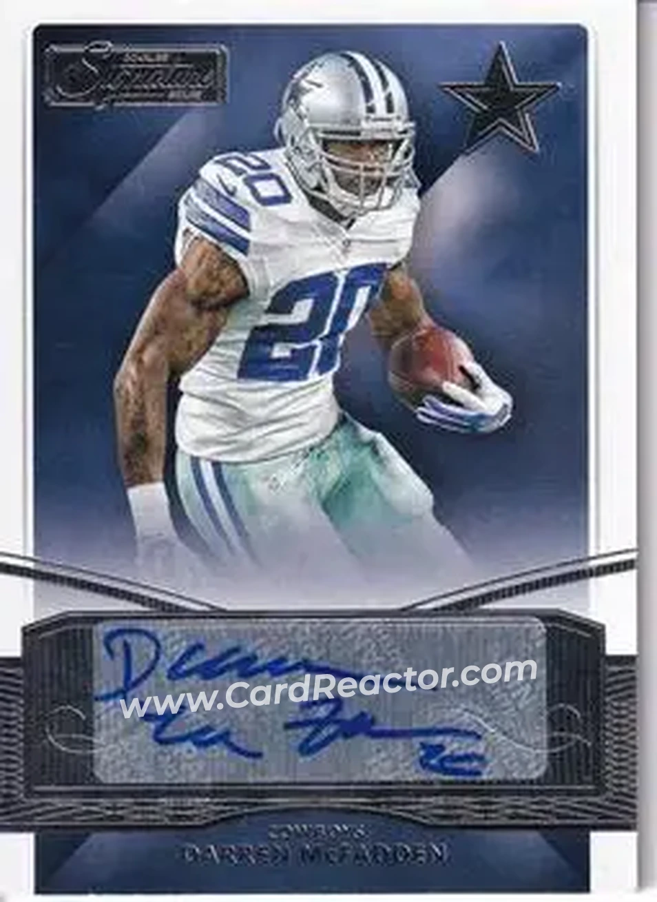 2015 Donruss Signature Series #168 - Darren McFadden - Dallas Cowboys - Front