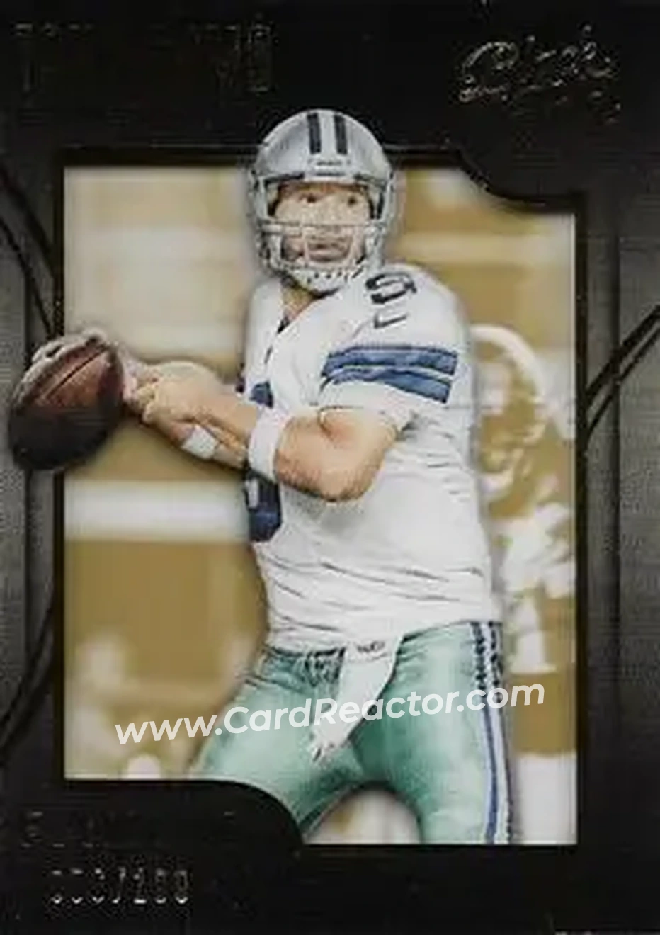 2015 Panini Black Gold #8 - Tony Romo - Dallas Cowboys - Front