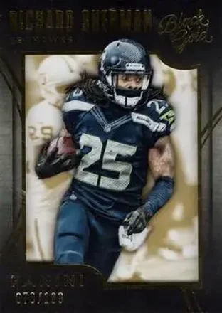 2015 Panini Black Gold #45 - Richard Sherman - Seattle Seahawks