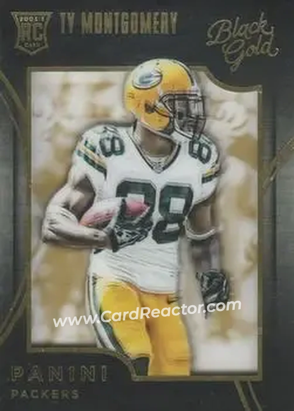 2015 Panini Black Gold #70 - Ty Montgomery - Green Bay Packers - Front