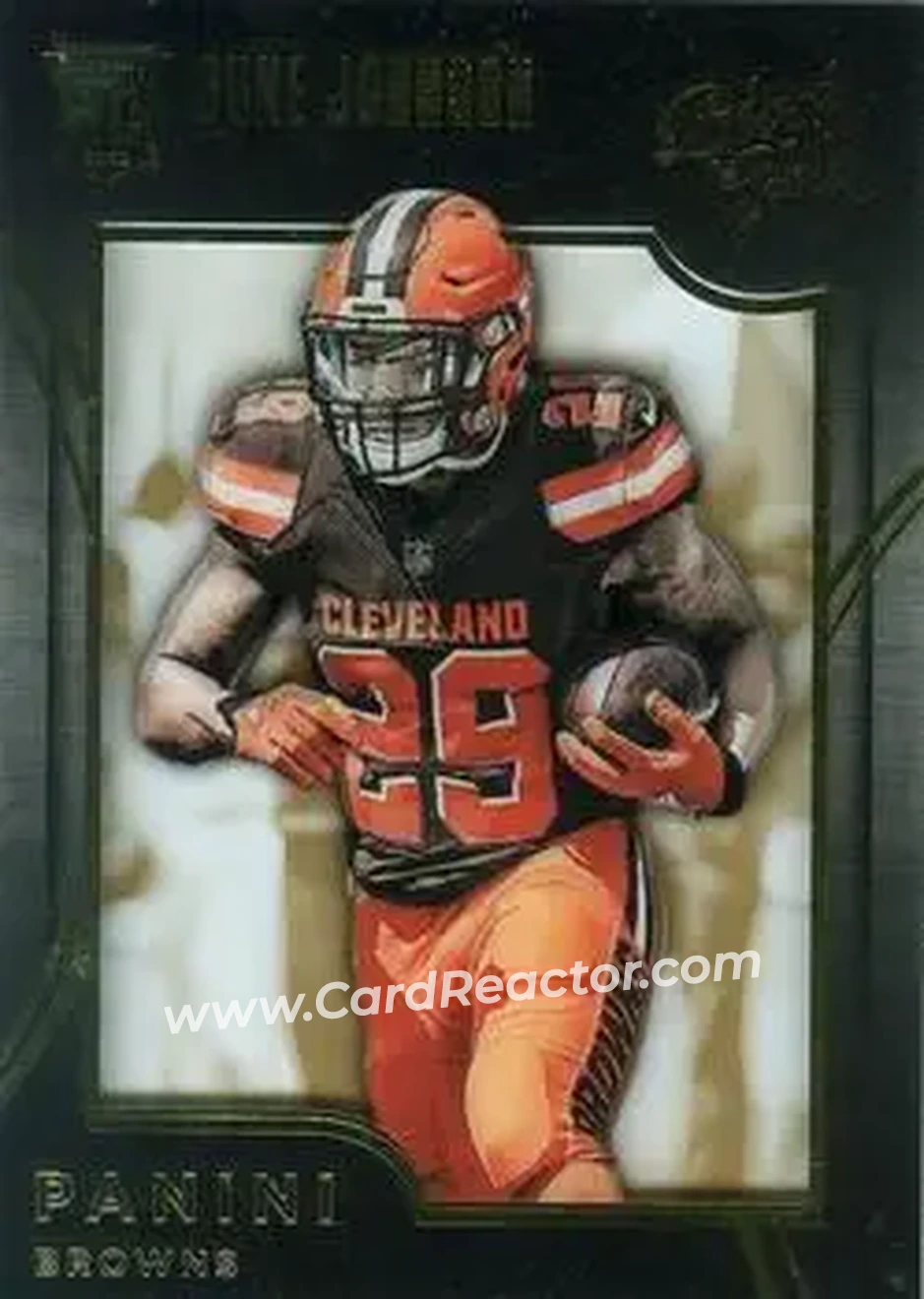 2015 Panini Black Gold #76 - Duke Johnson Jr. - Cleveland Browns - Front