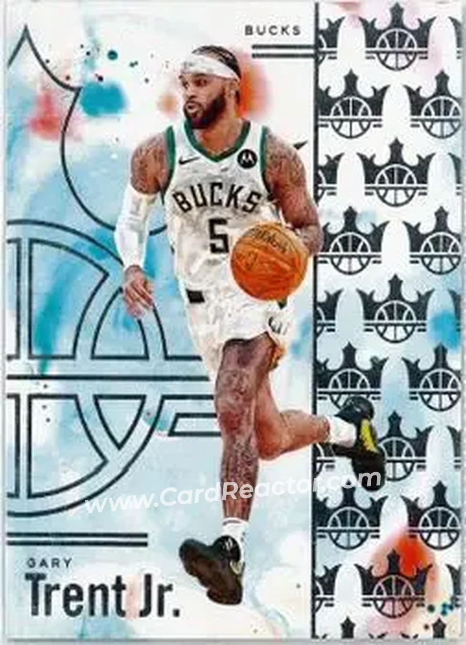 2024-25 Panini Court Kings #56 - Gary Trent Jr. - Milwaukee Bucks - Front