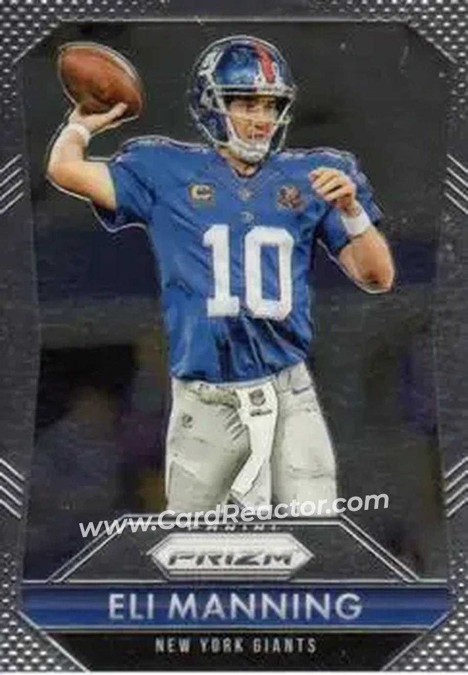2015 Panini Prizm #10 - Eli Manning - New York Giants - Front