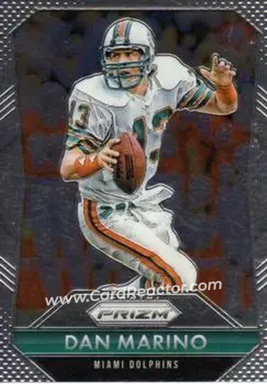 2015 Panini Prizm #13 - Dan Marino - Miami Dolphins - Front