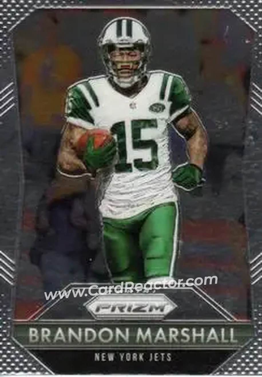 2015 Panini Prizm #15 - Brandon Marshall - New York Jets - Front