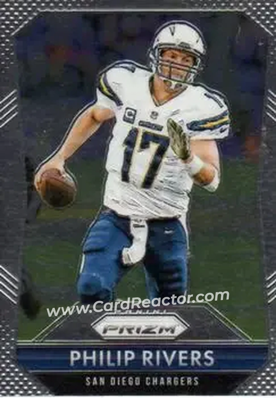 2015 Panini Prizm #17 - Philip Rivers - San Diego Chargers - Front